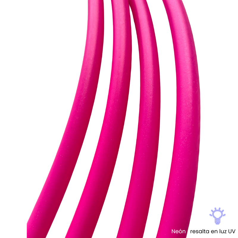Hula Hoop Fucsia Escarchado