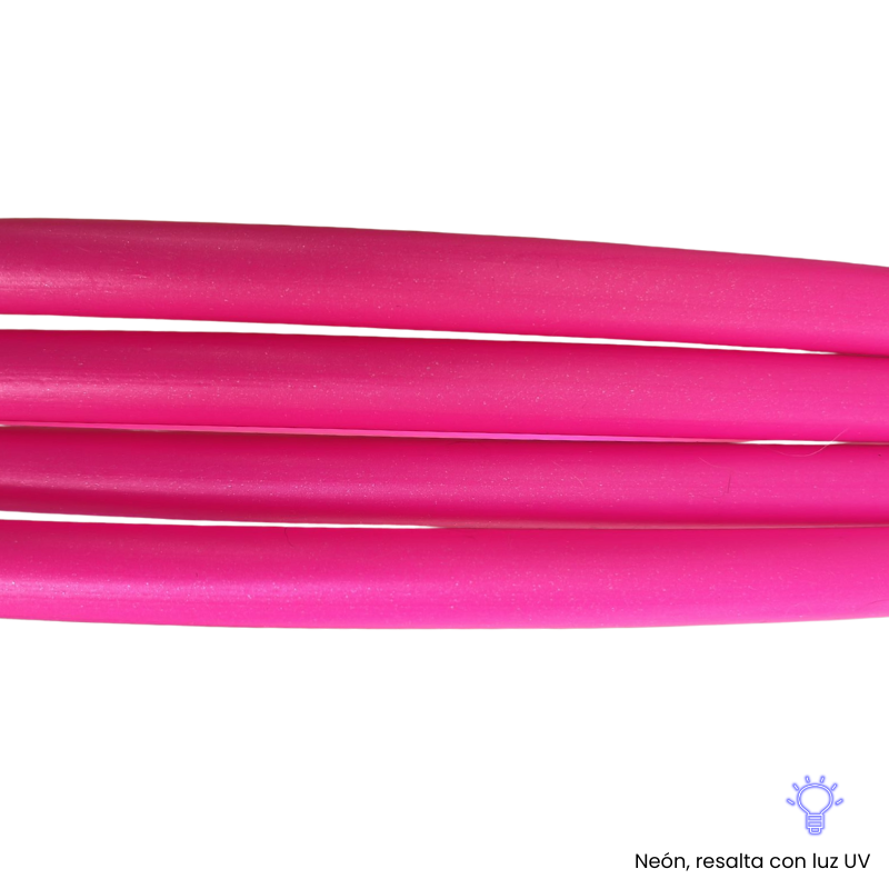 Hula Hoop Fucsia Escarchado