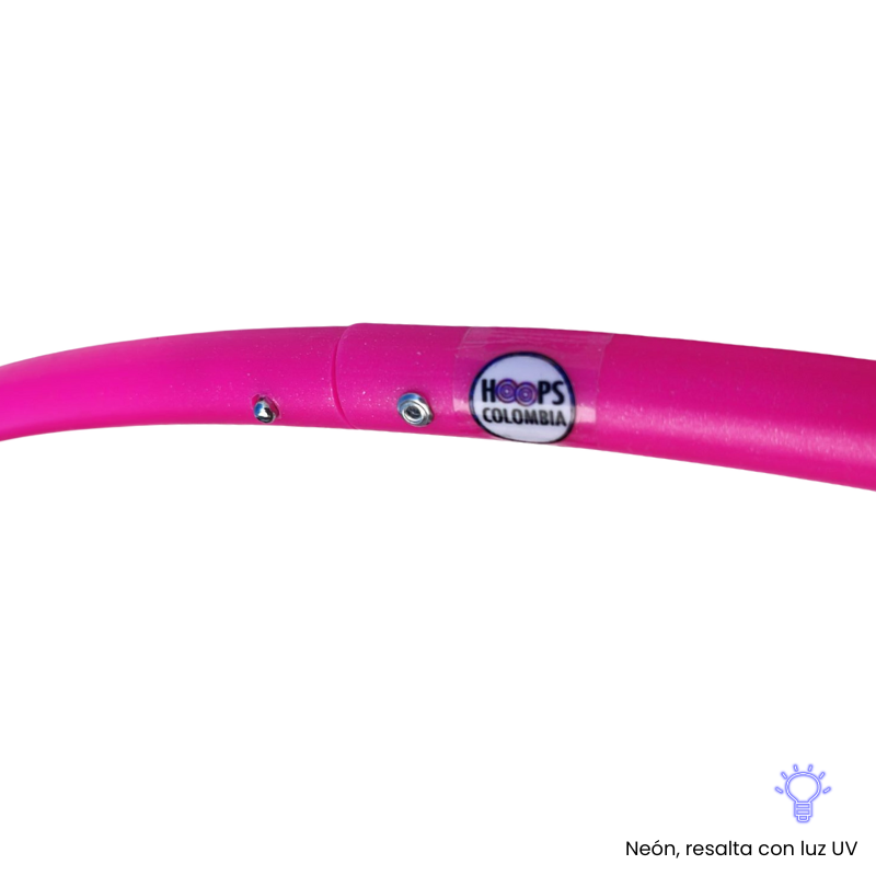 Hula Hoop Fucsia Escarchado