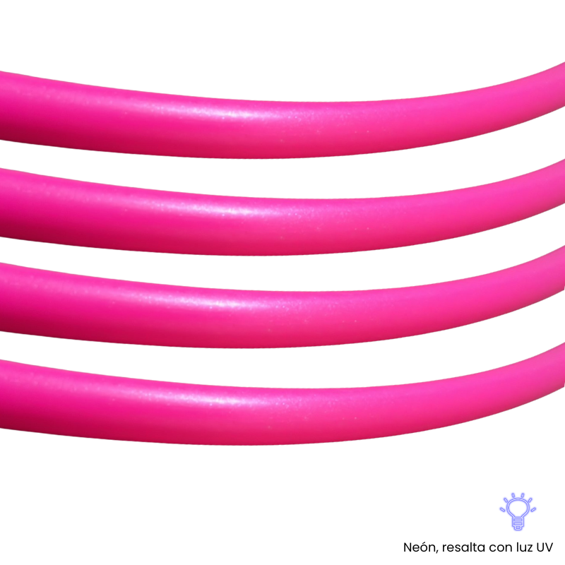 Hula Hoop Fucsia Escarchado