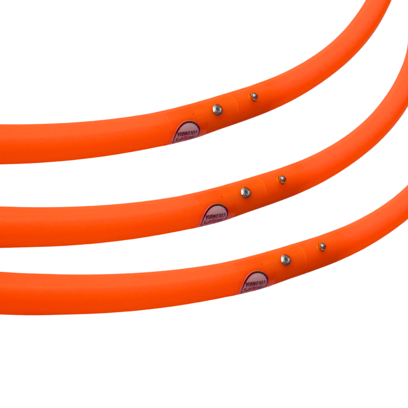 Hula Hoop Naranja Neón